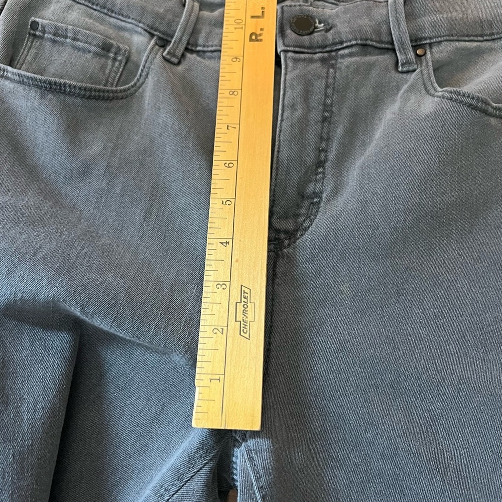 Ann Taylor The Boot Jeans Womens 10 Gray Mid Rise Bootcut Denim NWT - Picture 6 of 8
